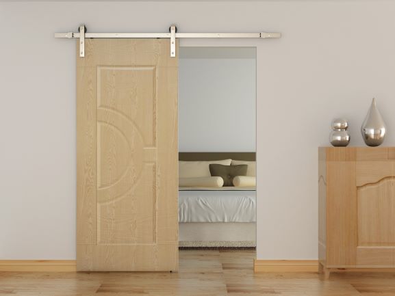 Stainlees Steel Barn Door Hardware MCO04SS