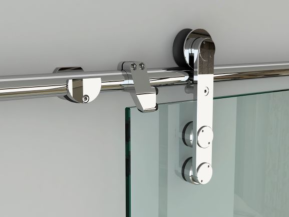 Stainlees Steel Barn Door Hardware MCS2512