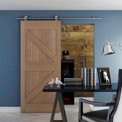 Stainlees Steel Barn Door Hardware MCS2503